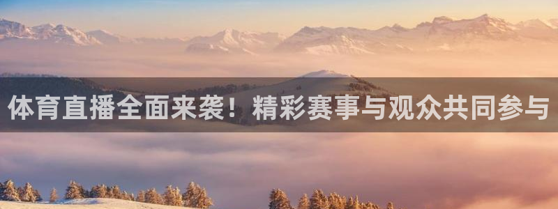体育直播全面来袭！精彩赛事与观众共同参与